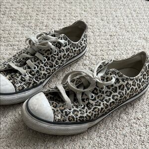 Converse Leopard Pattern Sneakers